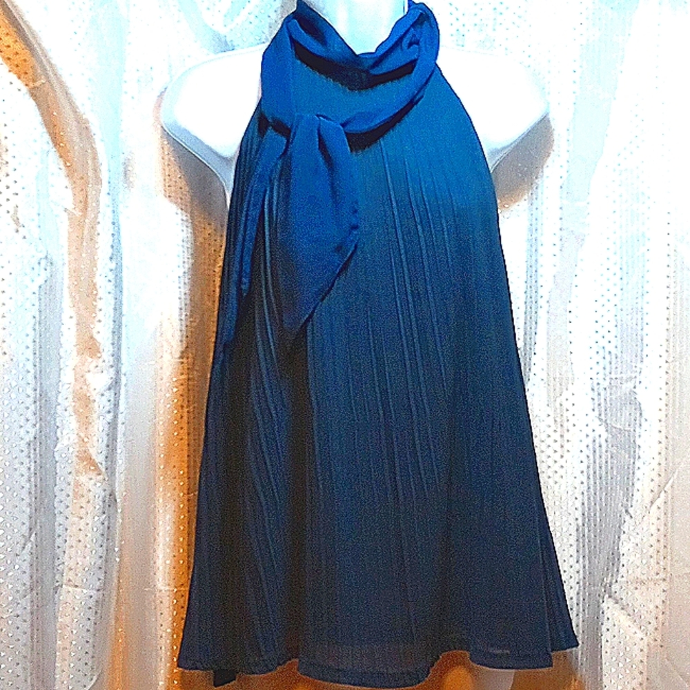 H&M Pleated Lightweight Bow, Babydoll Top, Blouse